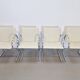 Postmodern Leather Cirkel Chairs by Karel Boonzaaijer & Pierre Mazairac for Metaform, 1980s, Set of 4