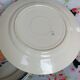 4 old flat plates Badonviller blue rose
