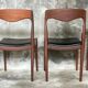 Set of 4 Scandinavian teak chairs brand NF Ameublement - 1960