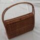 70s wicker handbag
