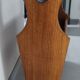 Side table, wooden magazine rack with caning.