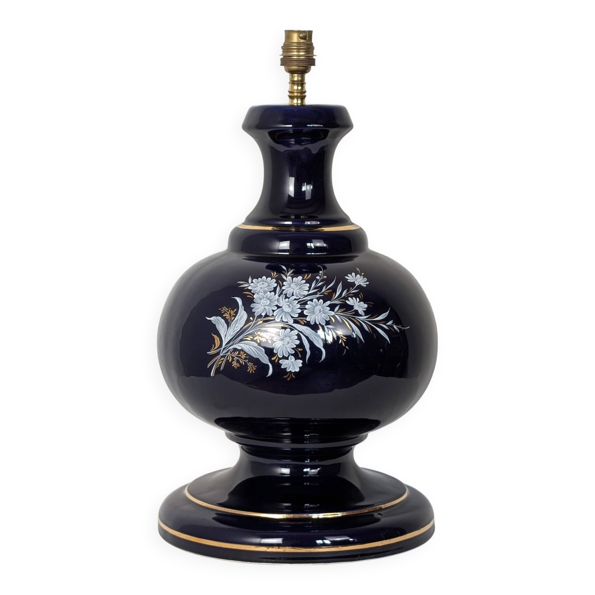 Pied de lampe porcelaine