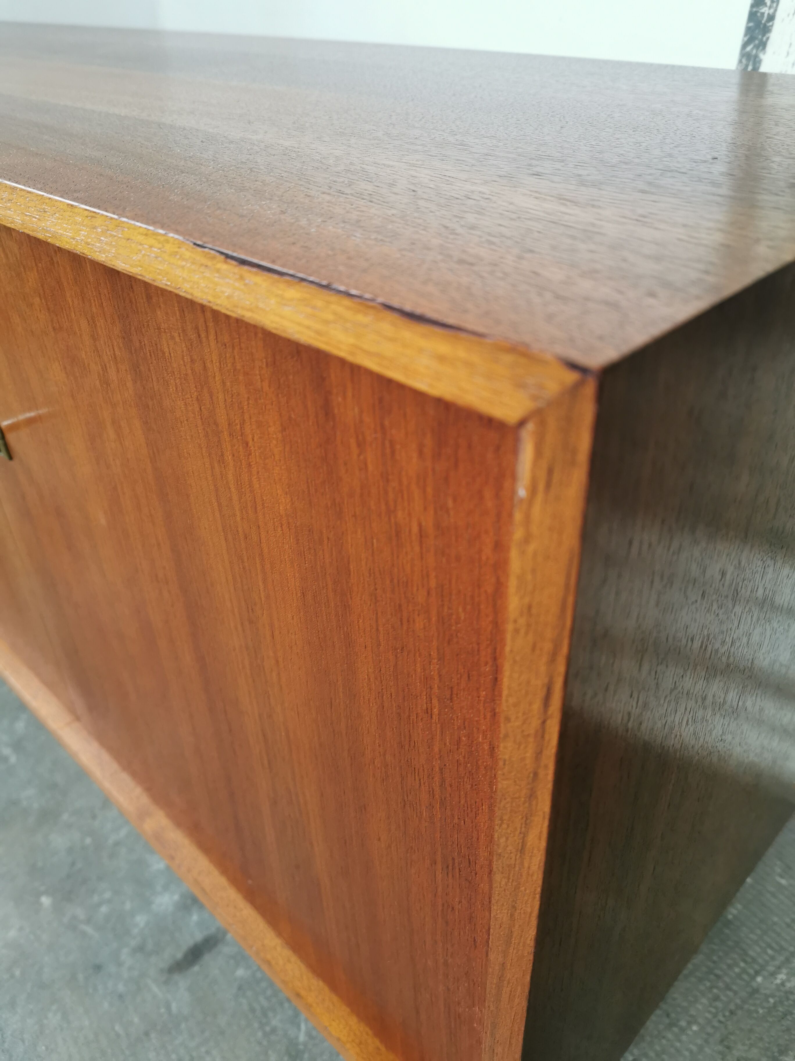 Sideboard teak and Scandinavian walnut