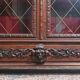 Louis XIII display cabinet in oak, 19th century
