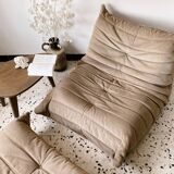 Chair and ottoman Togo by Michel Ducaroy for Ligne Roset