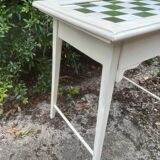 Small vintage table / dressing table with earthenware