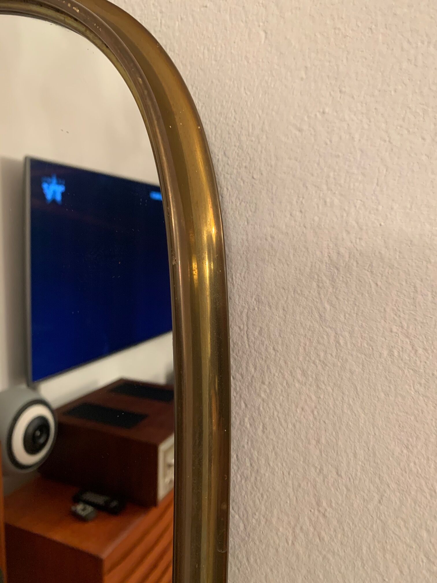 Mirror, Italy, 1950s 44x72cm