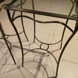 Pair of metal side tables