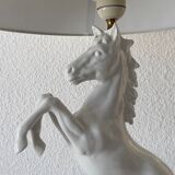 White ceramic zoomorph lamp
