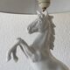 White ceramic zoomorph lamp