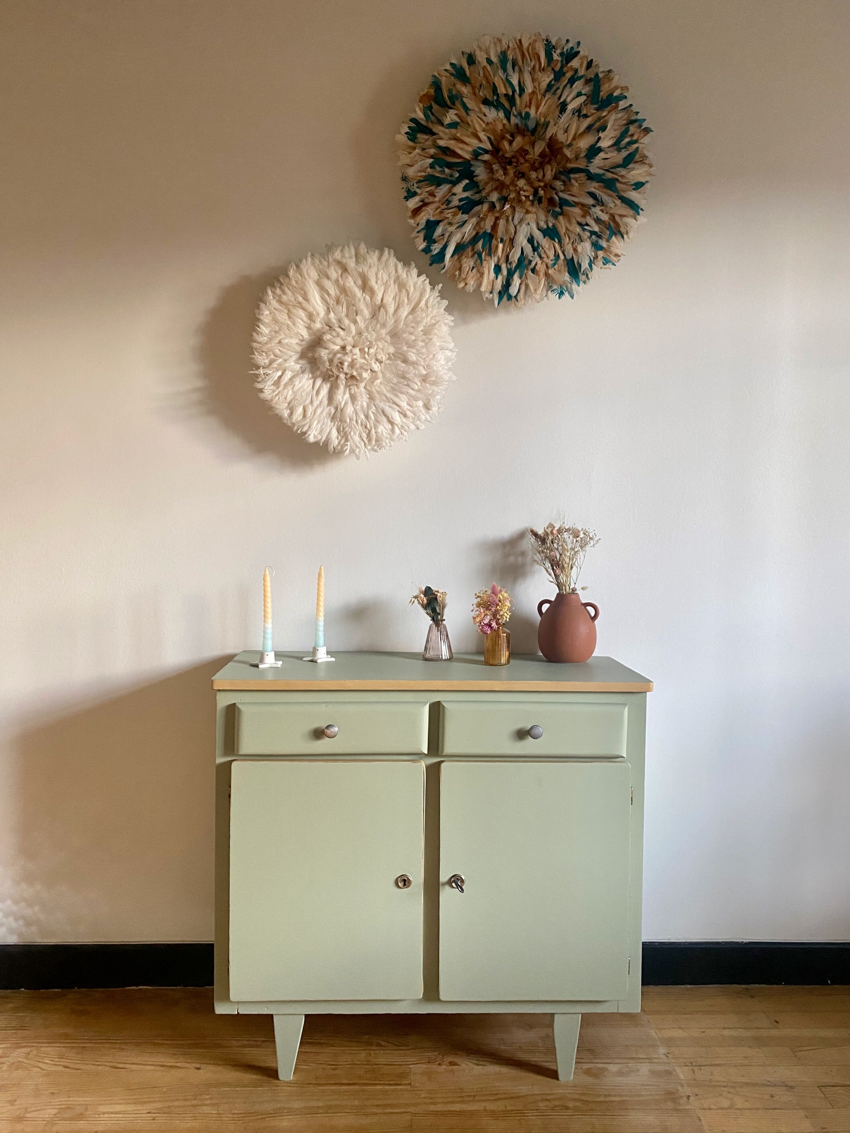 Vintage khaki buffet