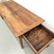 Table en noyer massif - Pieds Fuseaux