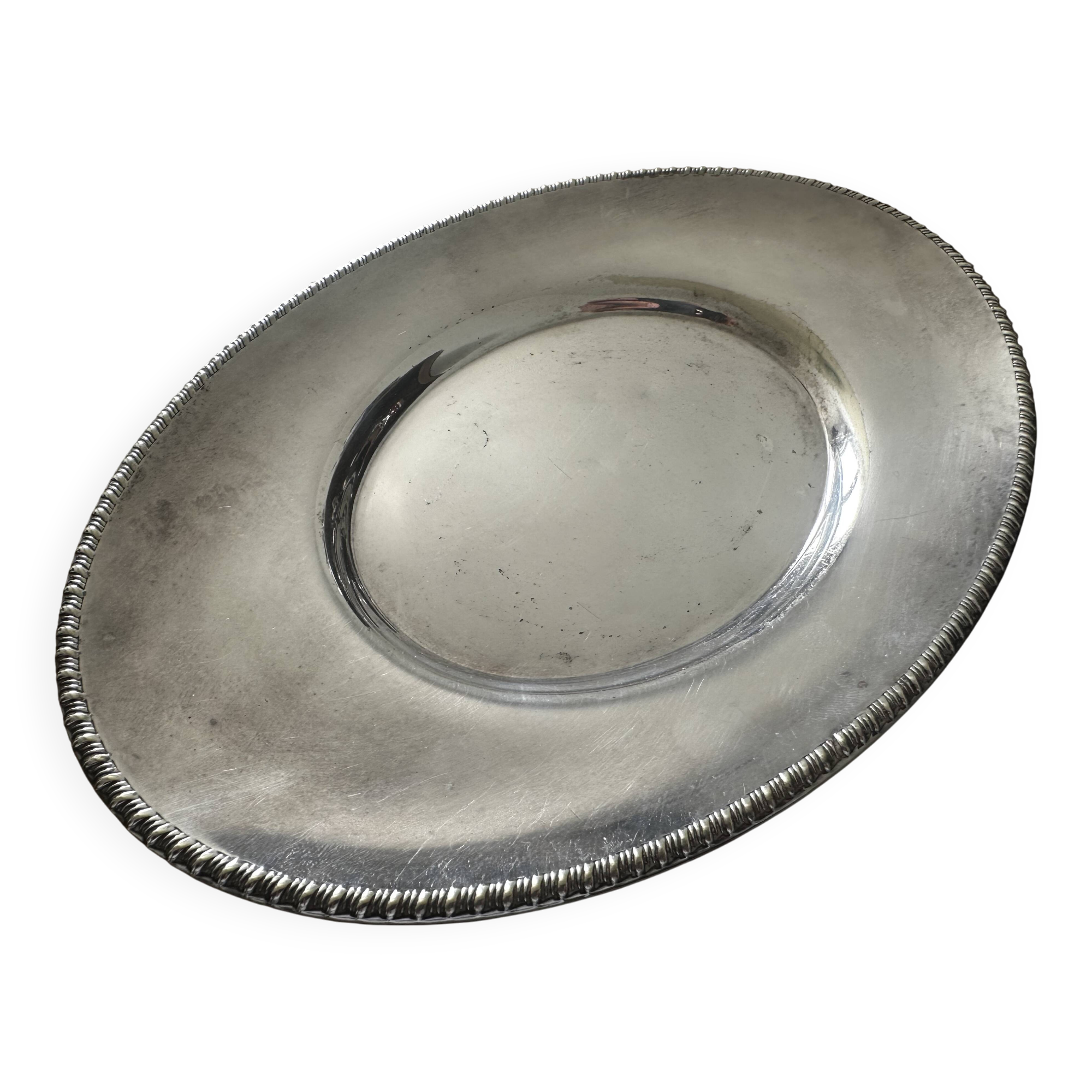 Norton & White EPNS Manchester Silver Plated Trinket Tray 21 cm / 14 cm