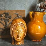 XXL pitcher vintage Provencal pottery from Salernes