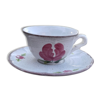 Lunch cup & Niderviller earthenware saucer, Cassandre collection