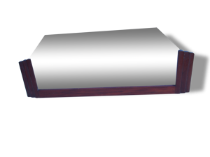 miroir biseauté, mercurisé
