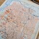 Printed in 1931, map of Vichy, Allier.