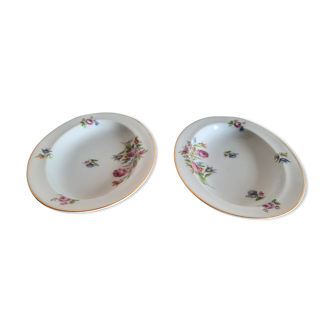 2 ramekins porcelain from Limoges house Raynaud