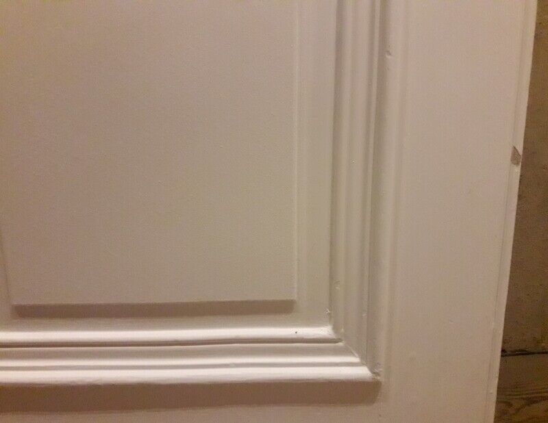 Communication door 69x243cm double-sided molded panel