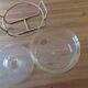 Vintage Bodum glass and rattan vegetable