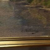 Aquarelle paysage ancienne