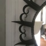 Vintage wrought iron mirror 1960