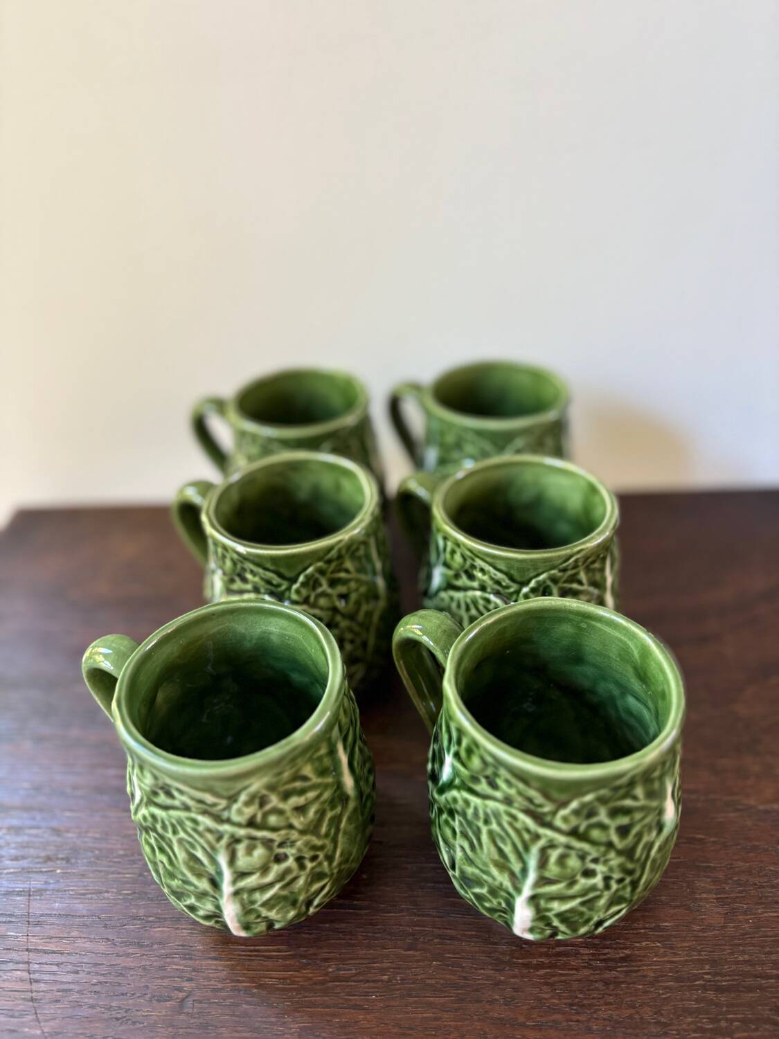 Vintage 50s-60s cabbage-shaped slushie coffee cups