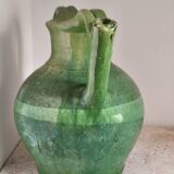 Glazed terracotta water jug