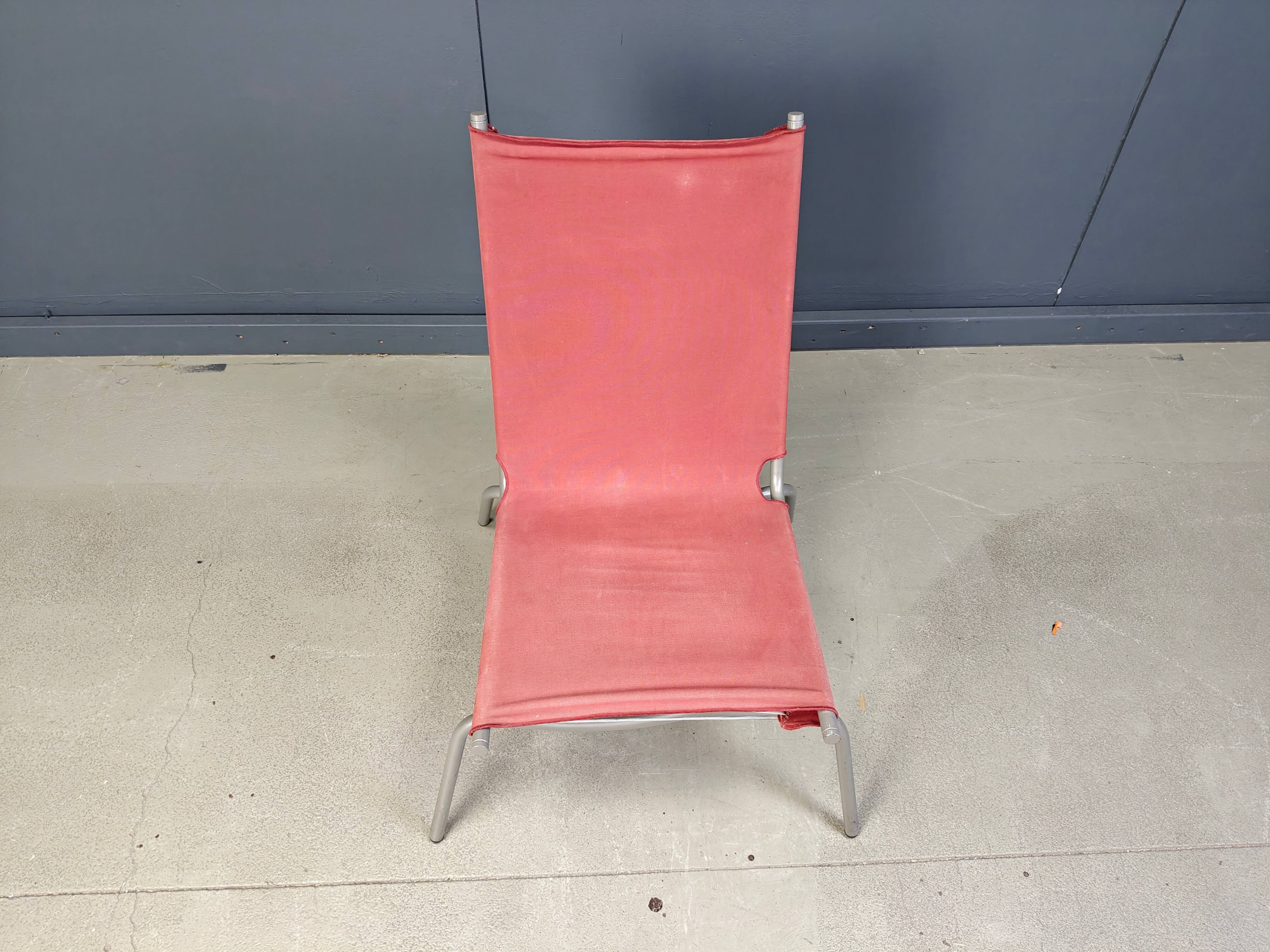 Vintage crossed legged lounge chair by Fabiaan Van Severen, 1990s