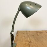 Green Industrial Bakelite Gooseneck Table Lamp, 1960s