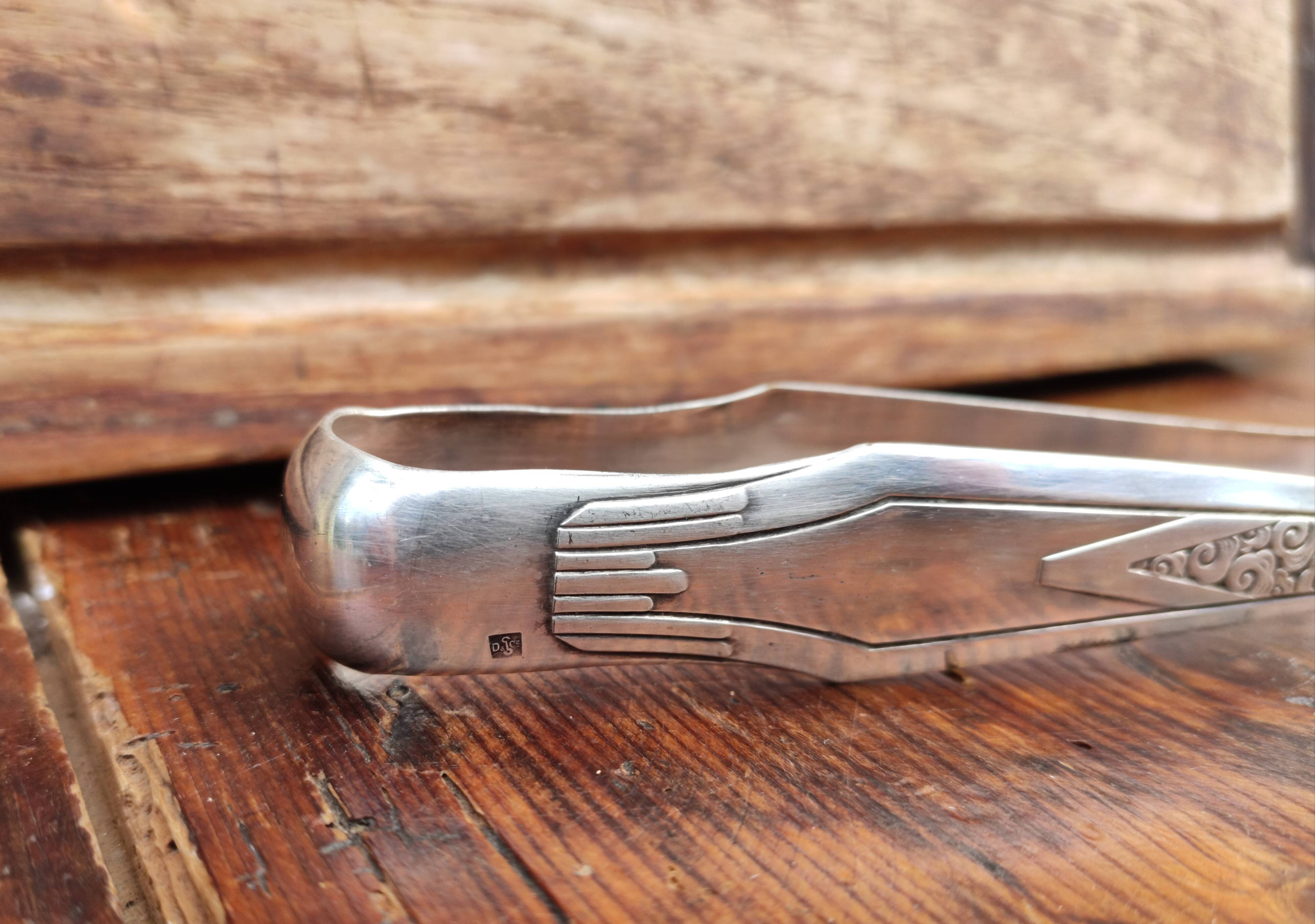 Art deco sugar tongs