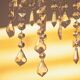 Plafonnier minimaliste à franges en verre