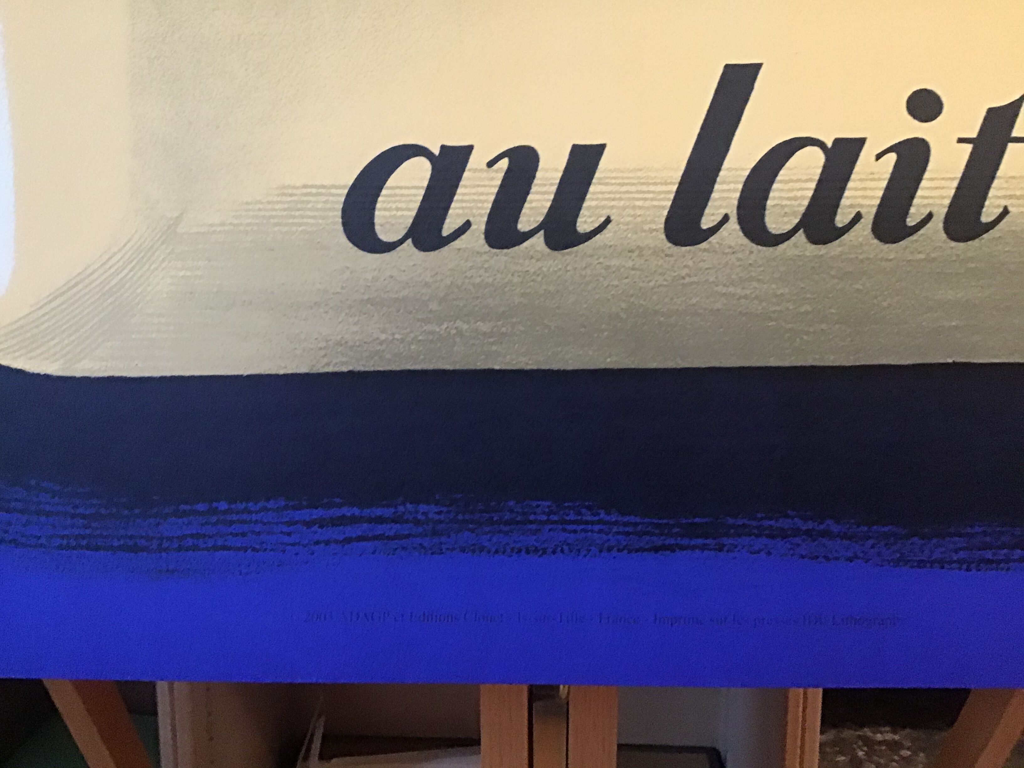 Affiche raymond savignac monsavon au lait, lithographie