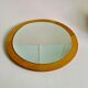 Mid-century round wall mirror, 1960