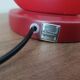 Modern red table lamp – Drimmer Edition (Neo-pop style | 70s/80s)