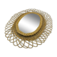 Rattan mirror