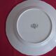 Round serving plate 2 Obernai Faïence Sarreguemines diameter 31.5 cm