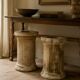 Antique Terracotta Pedestal Columns for Planters, 1950s–1960s