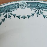 Faience dish Moulin des loups and Hamage