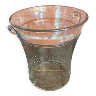 Champagne Bucket Cooler Glass Mould Made In Italy Vintage