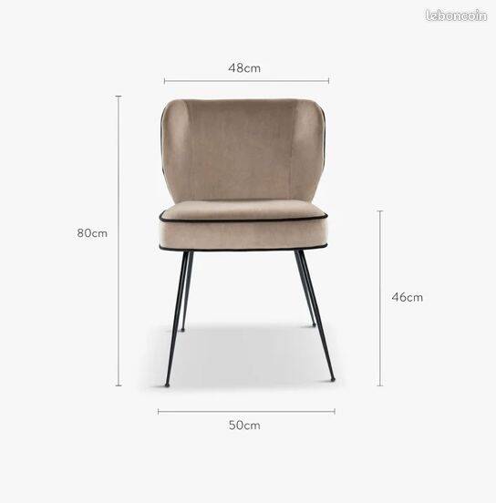 6 chairs nv gallery wayne velvet excellent condition, almost new