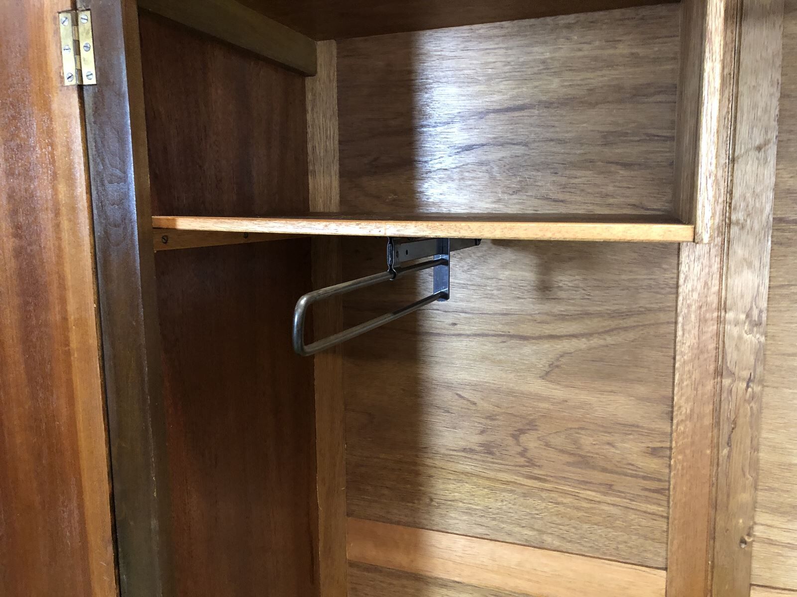 English art deco walnut closet