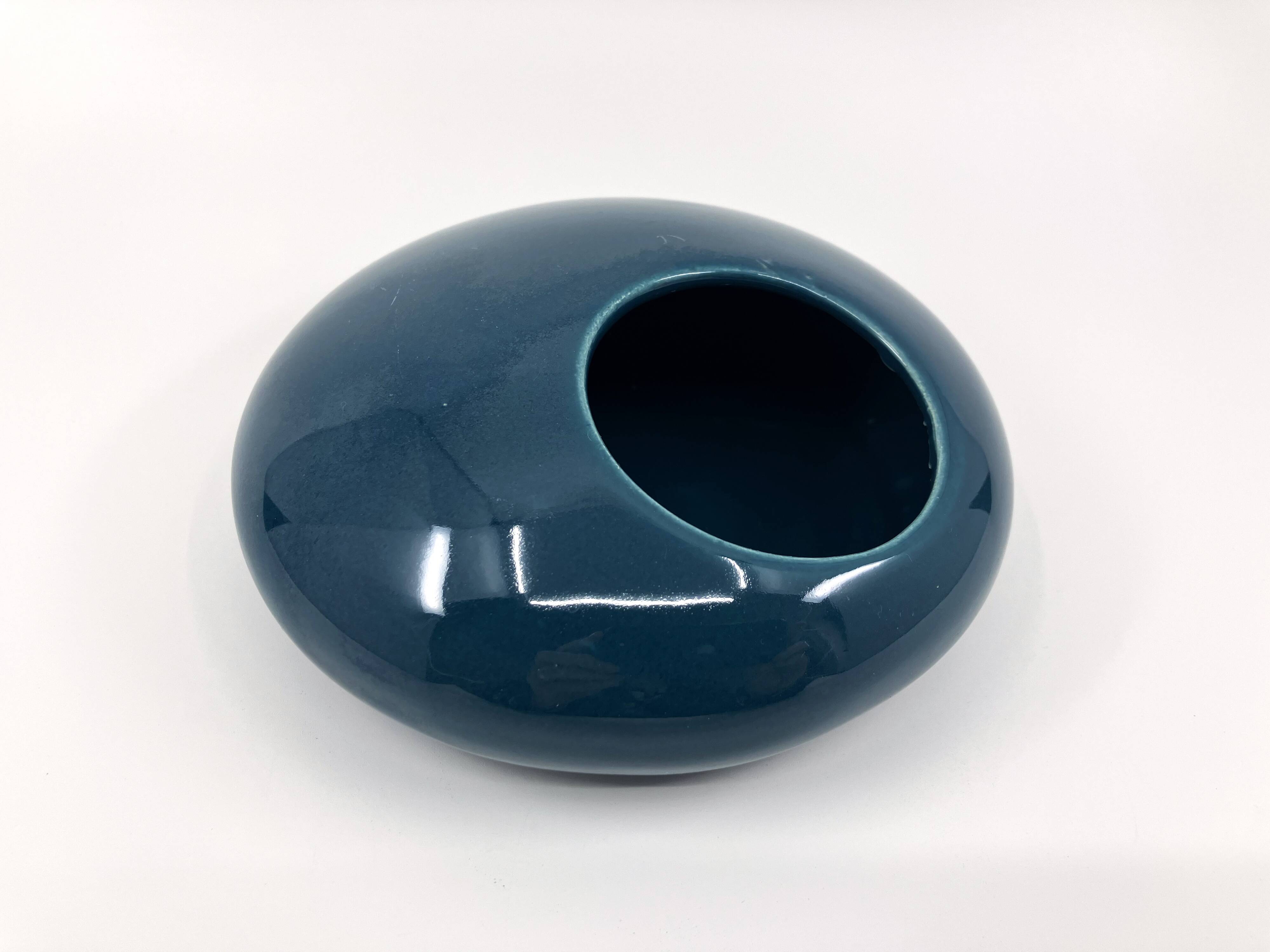 Ceramic vase/ashtray/empty tray • cera sapa • space age 1970 • france