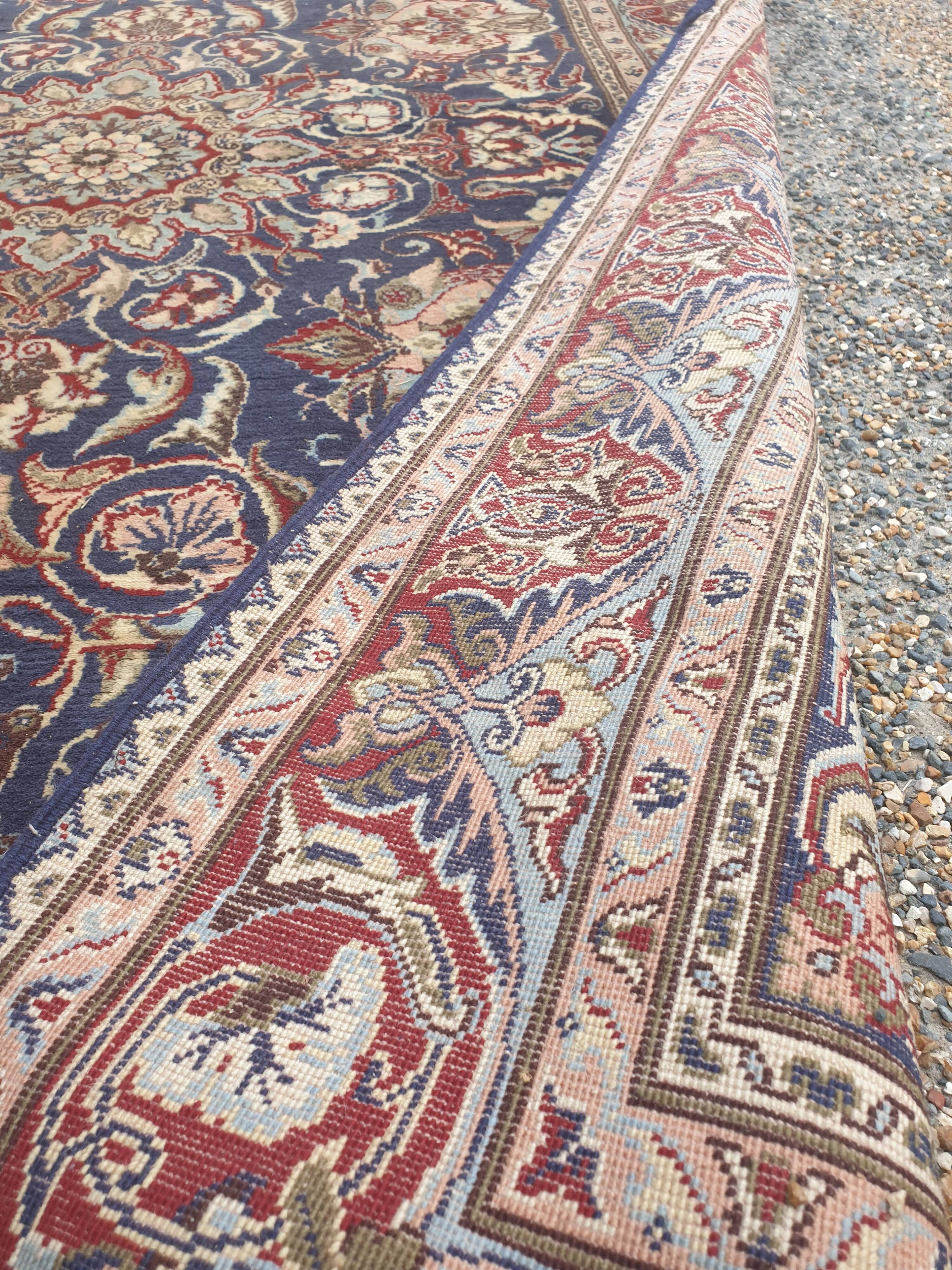 Persian silk wool rug