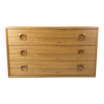 Commode murale en palissandre par Albert Hansen, années 1960