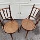 Chaises viennoise bistrot Fischel bois courbé
