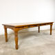 Country house wooden dining table