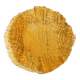 Amber Plate Jute by Pavel Panek / Glass Union / Czech Republic / 1977