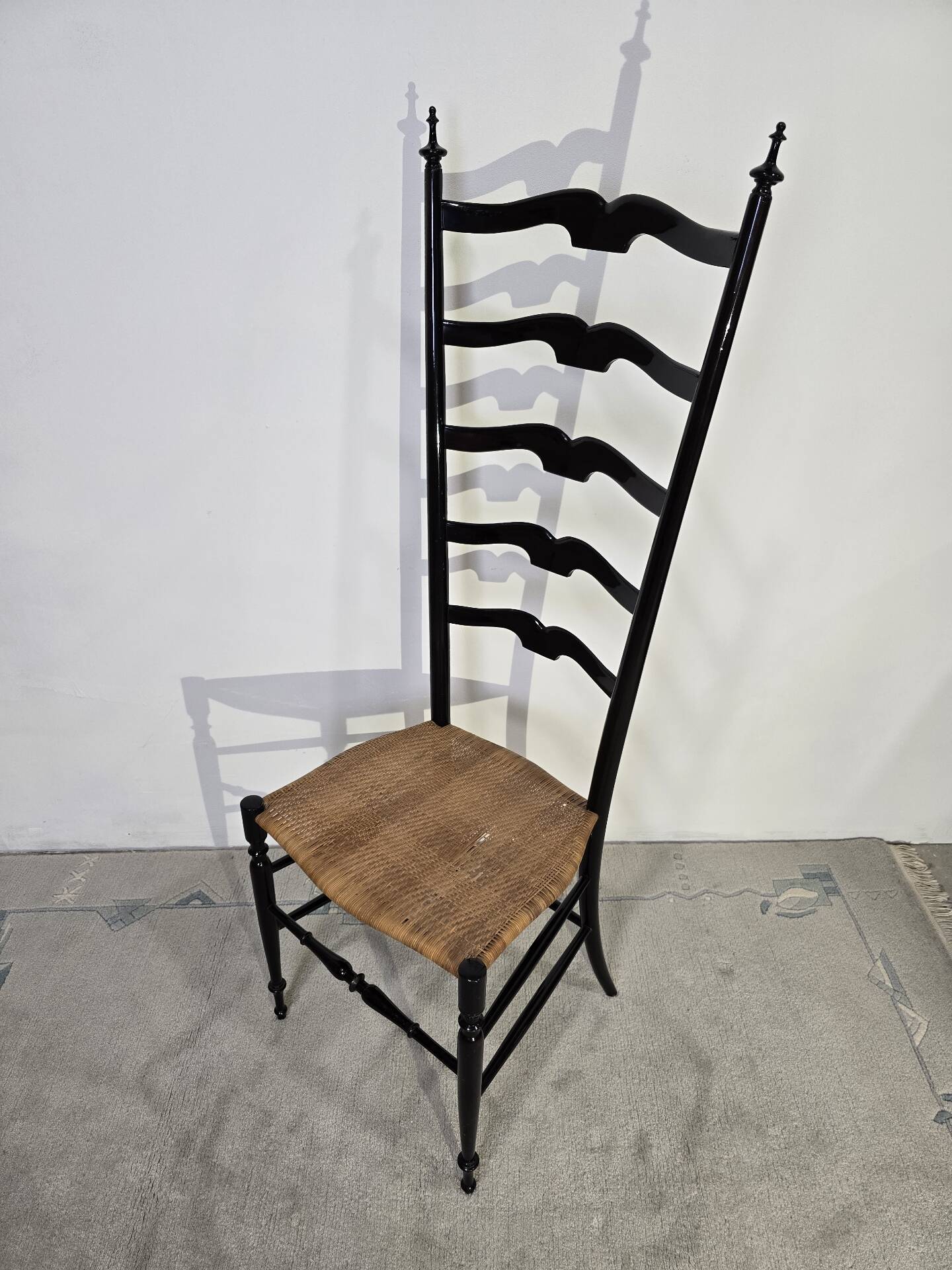 Paolo Buffa Ladder chair for Chiavari, Italy 1950s