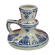 Delft earthenware candlestick